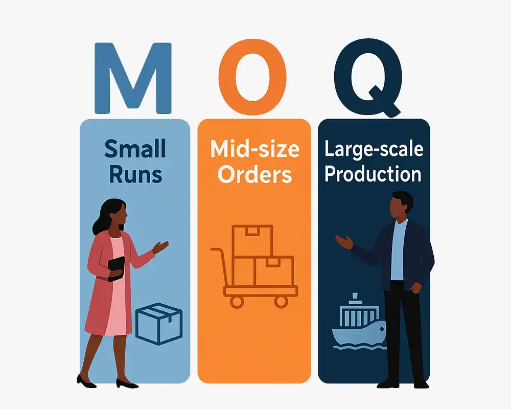 Flexible Minimum Order Quantities (MOQ)
